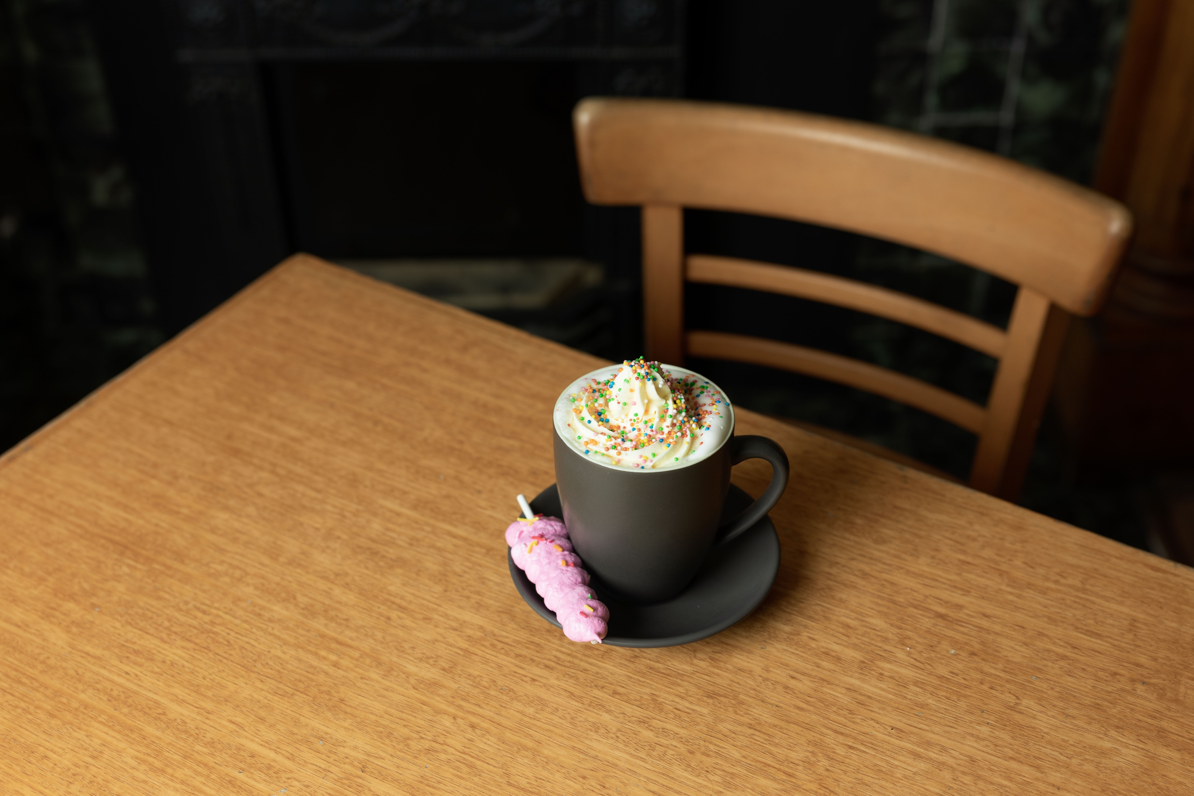 Caramilk Unicorn Hot Chocolate at Beechworth Bakery Ballarat image