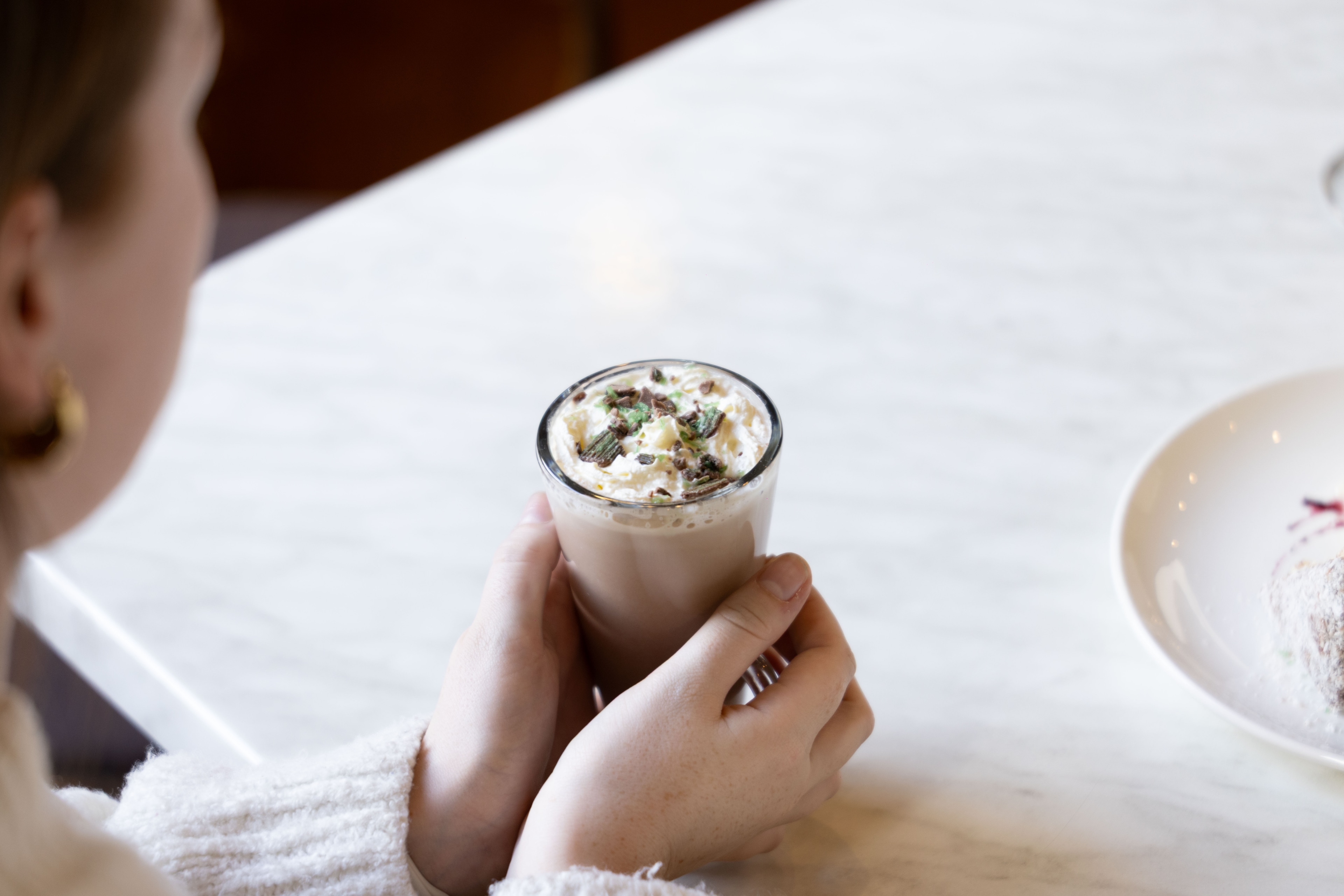 Peppermint Hot Chocolate at Craigs Royal Hotel image