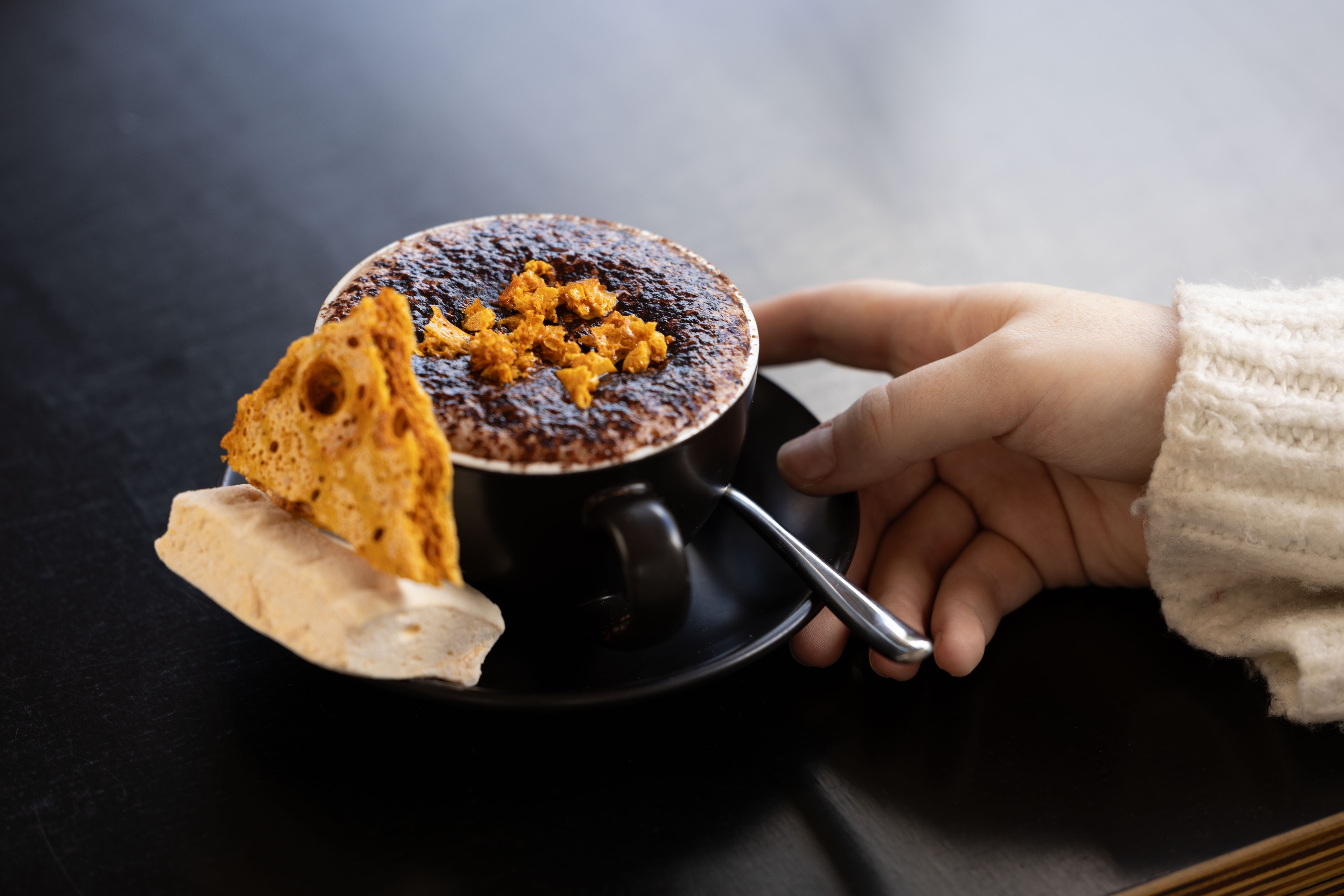 Honeycomb Hot Chocolate at La Miette Patisserie image