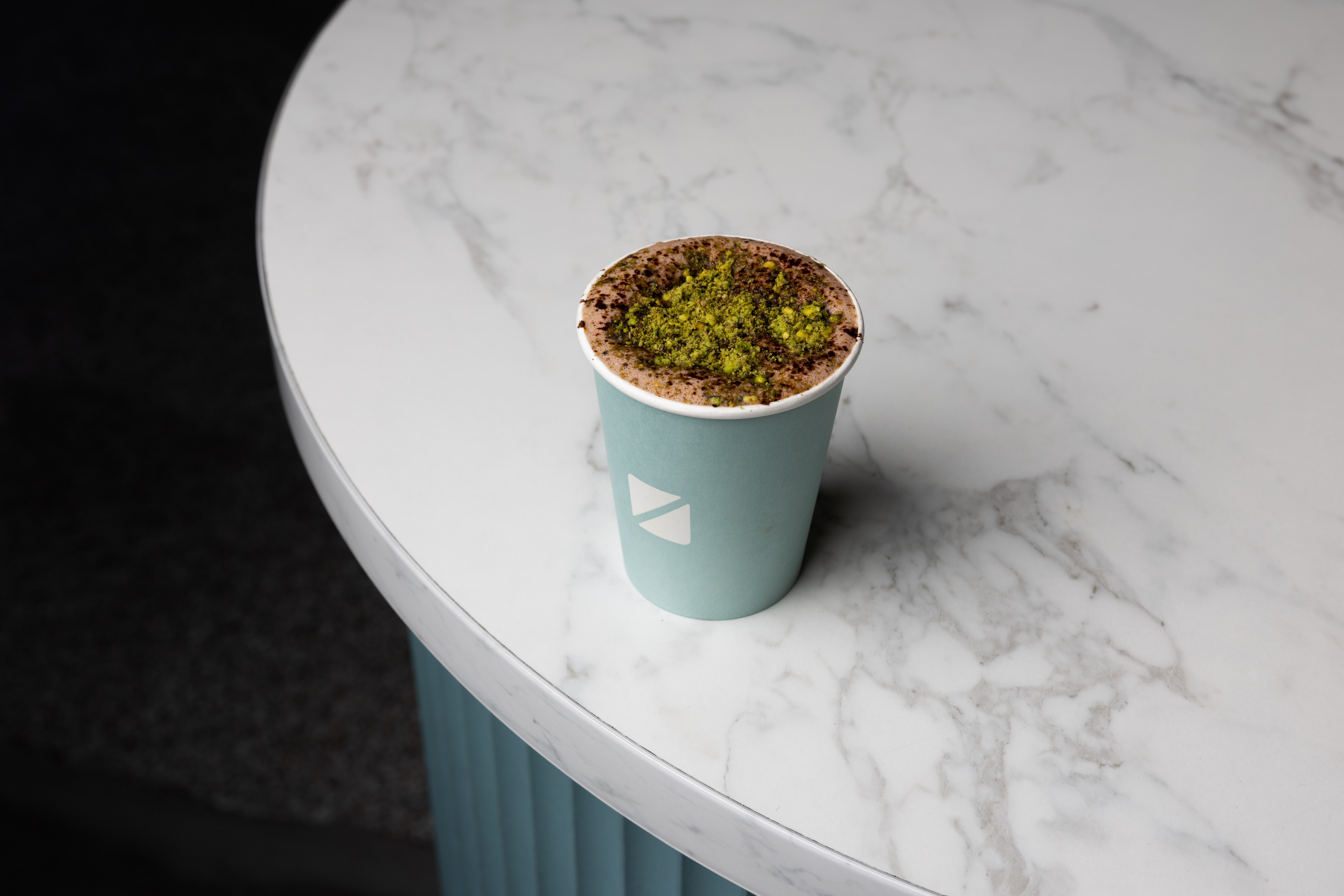 Pistachio Hot Chocolate at Sandwich Press Co image