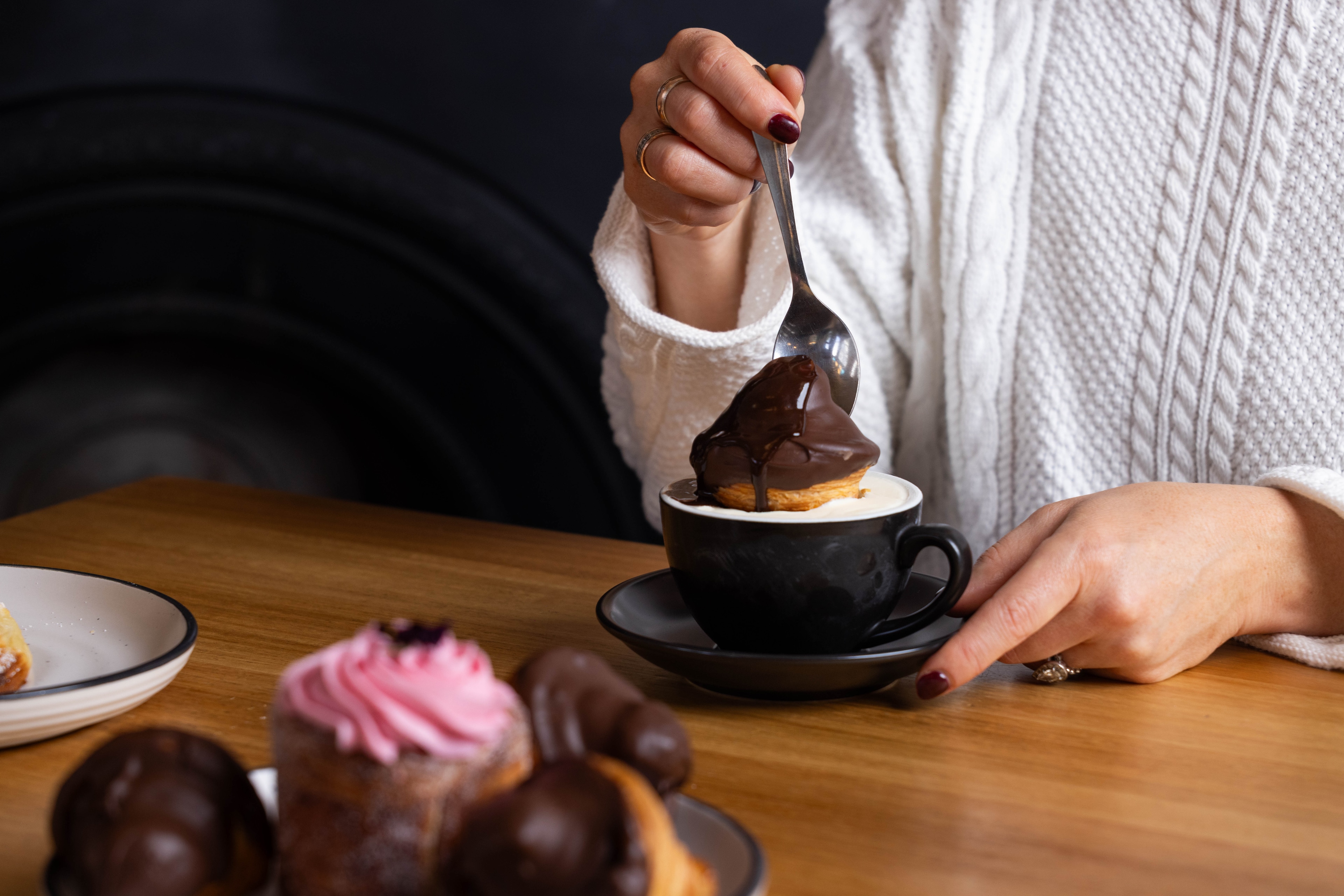 Italian Hot Chocolate Affogato at Turret Café image
